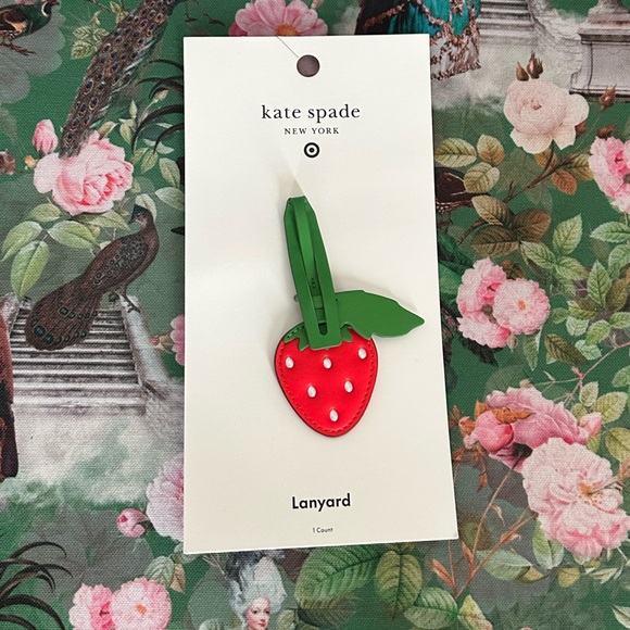 NWT Kate Spade x Target Strawberry Bag Charm - Picture 4 of 5